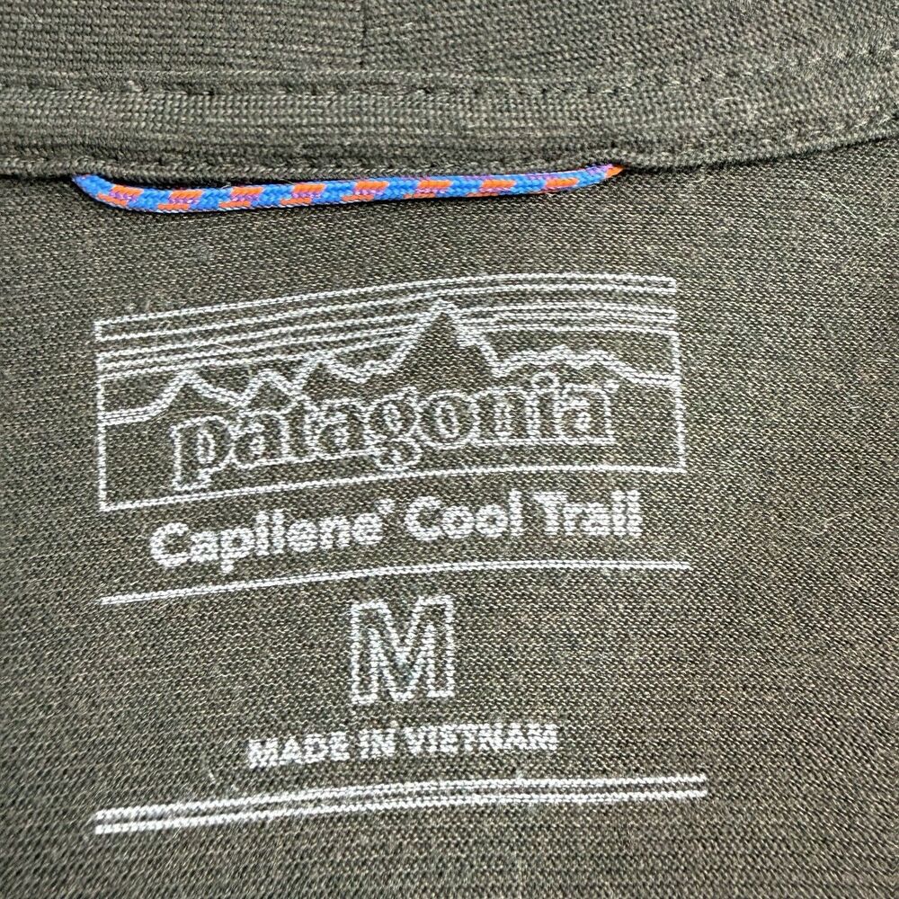 Patagonia Capilene Midweight Crew baselayer in black Women Size Medium - Picture 3 of 8